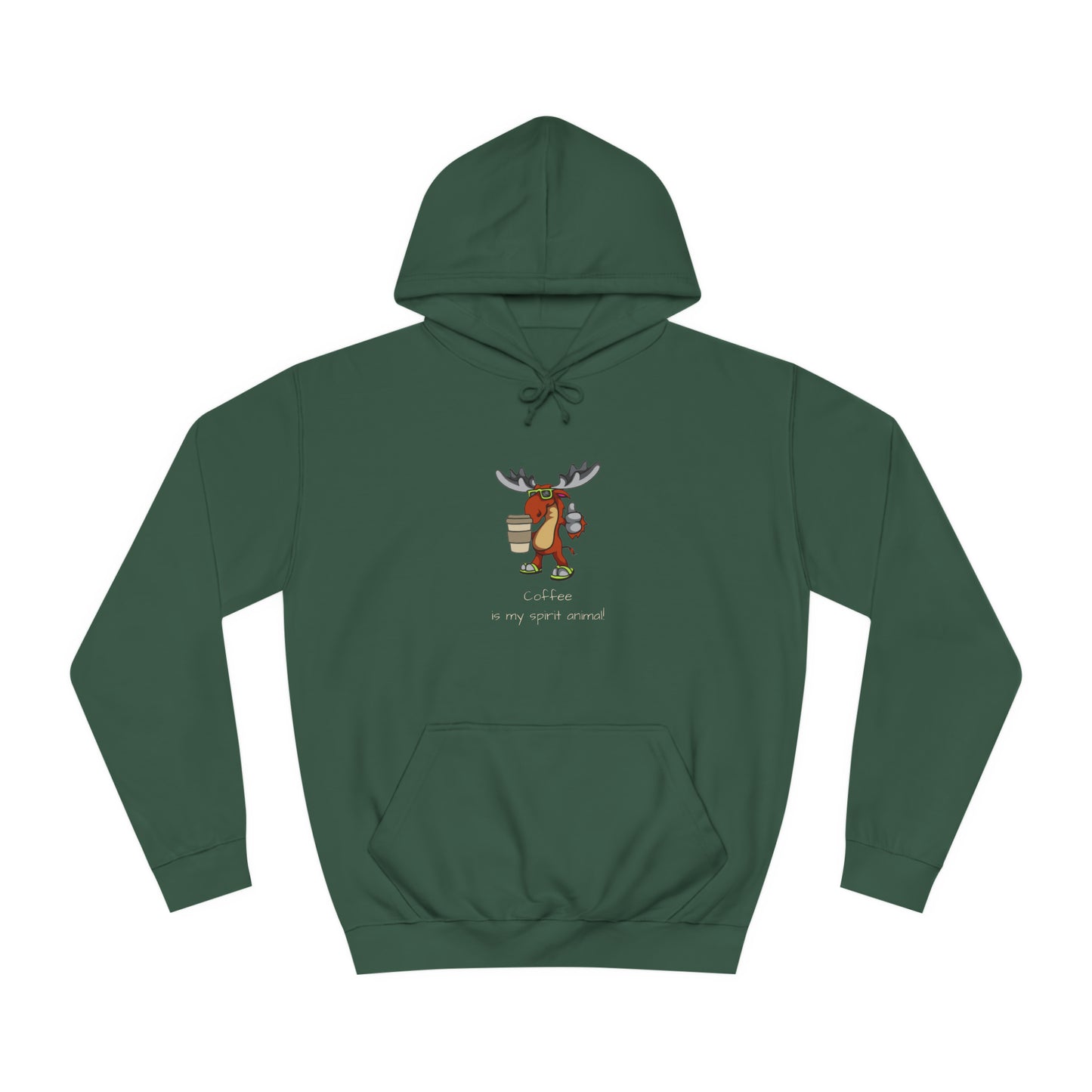 Moose Unisex College Hoodie