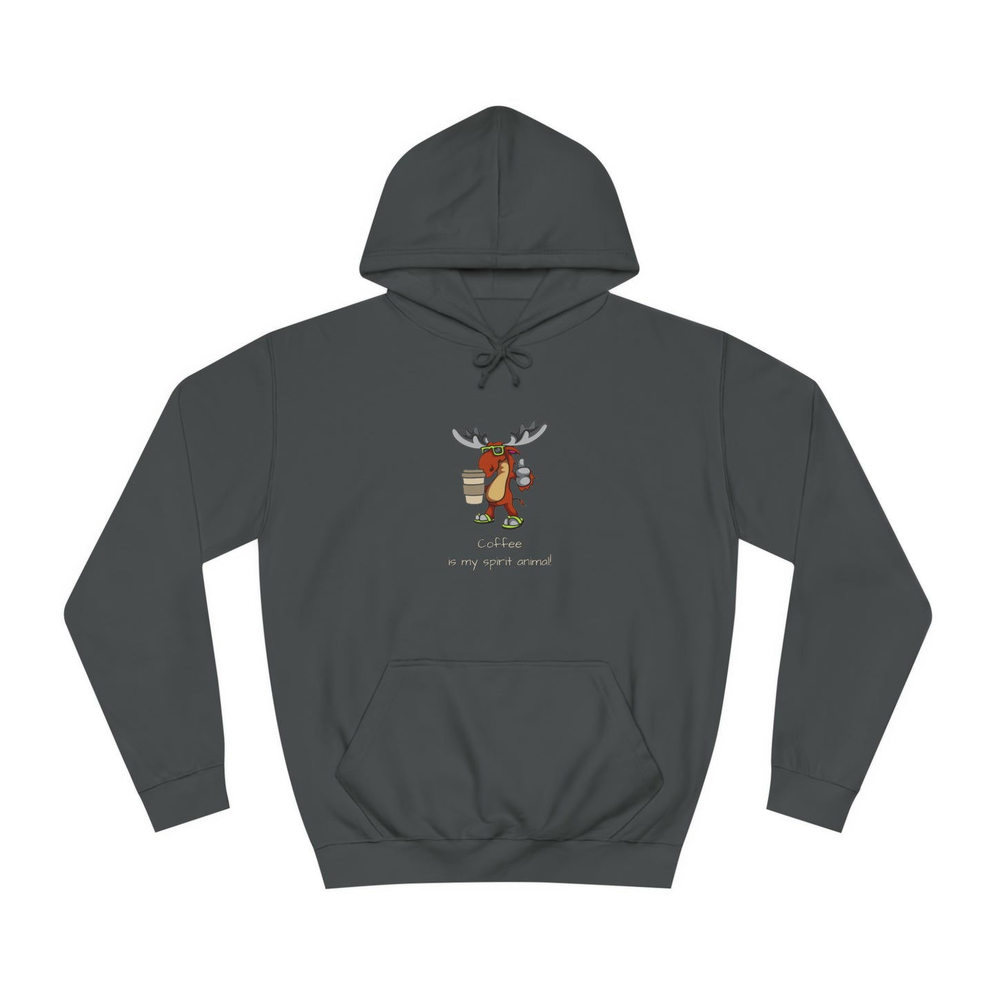 Moose Unisex College Hoodie