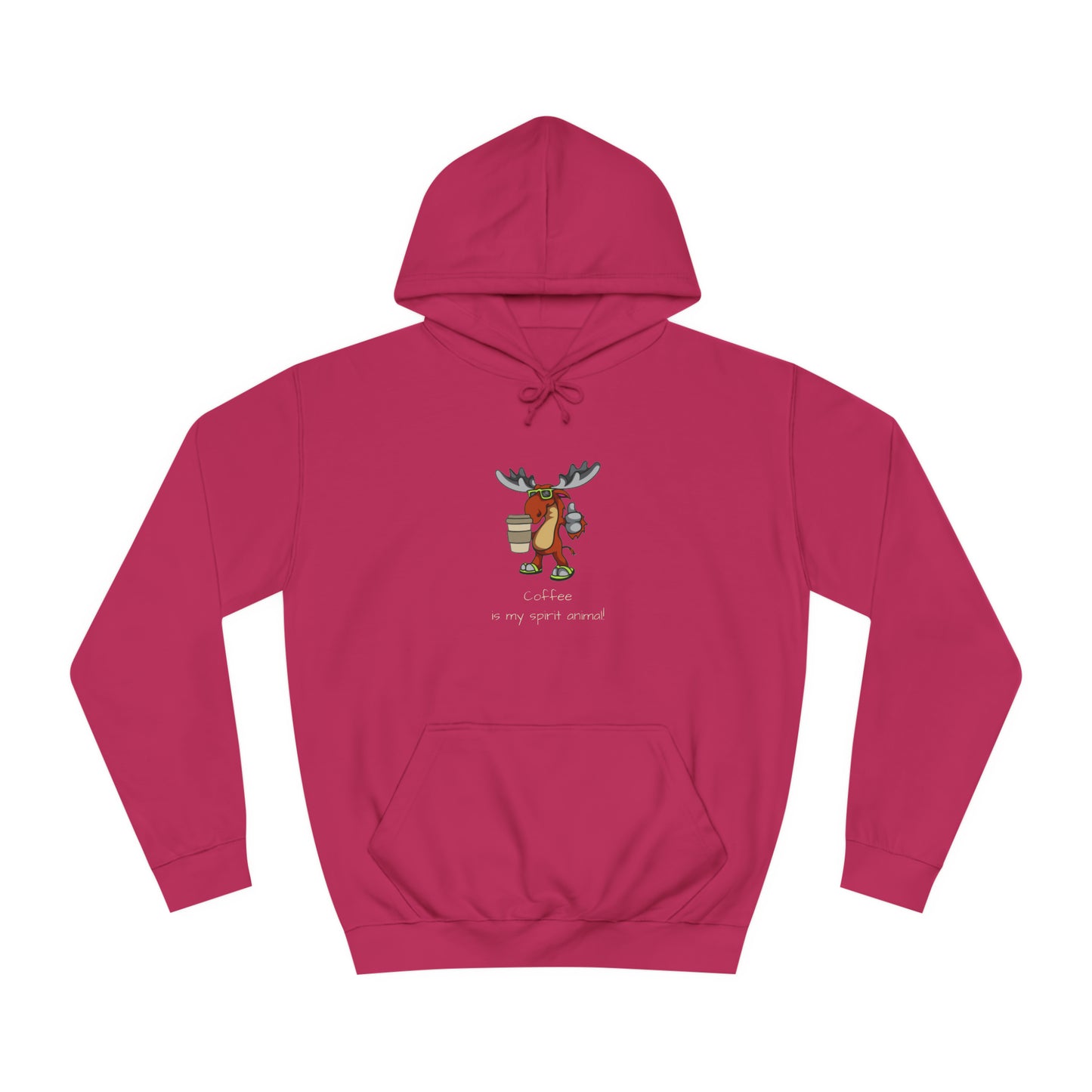 Moose Unisex College Hoodie