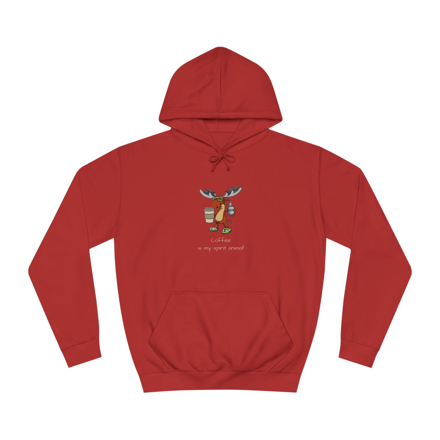 Moose Unisex College Hoodie
