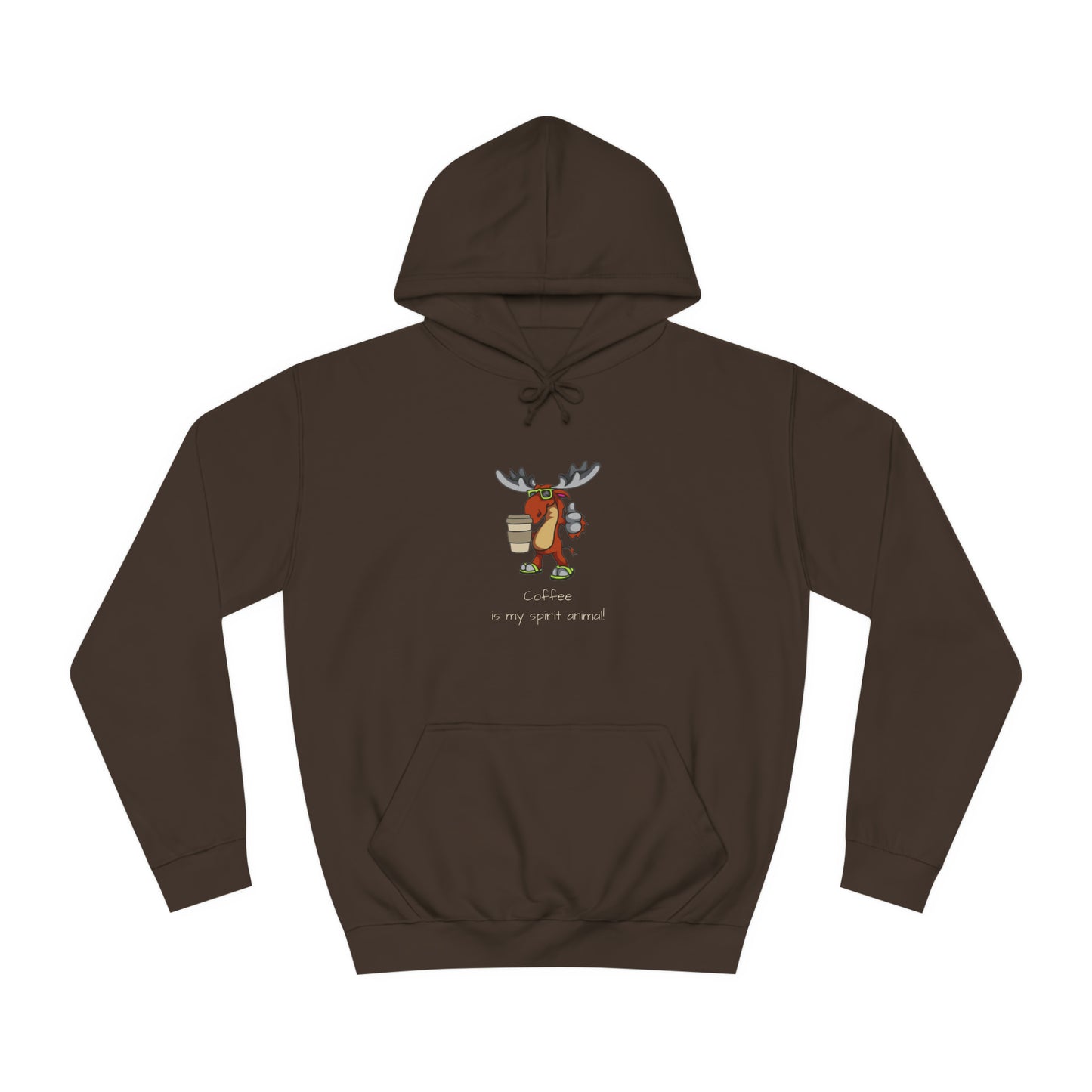 Moose Unisex College Hoodie