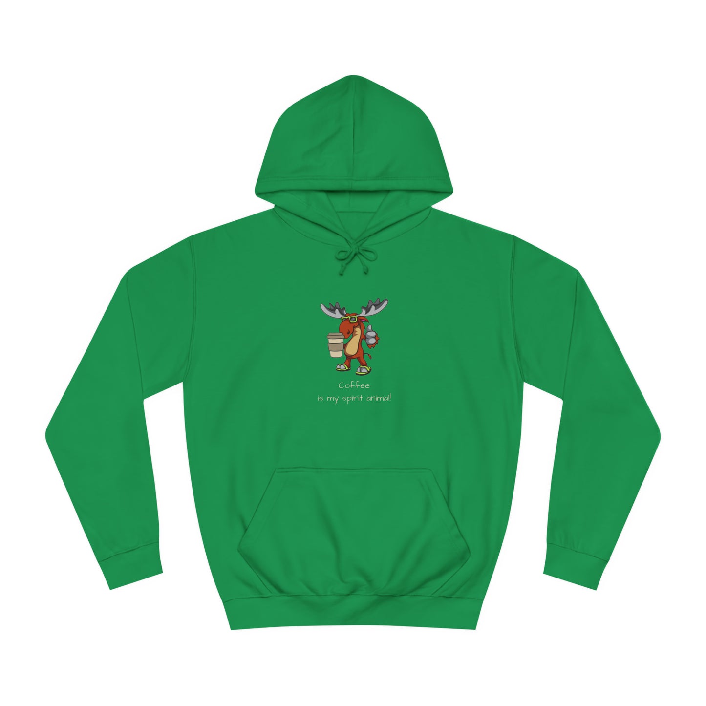 Moose Unisex College Hoodie