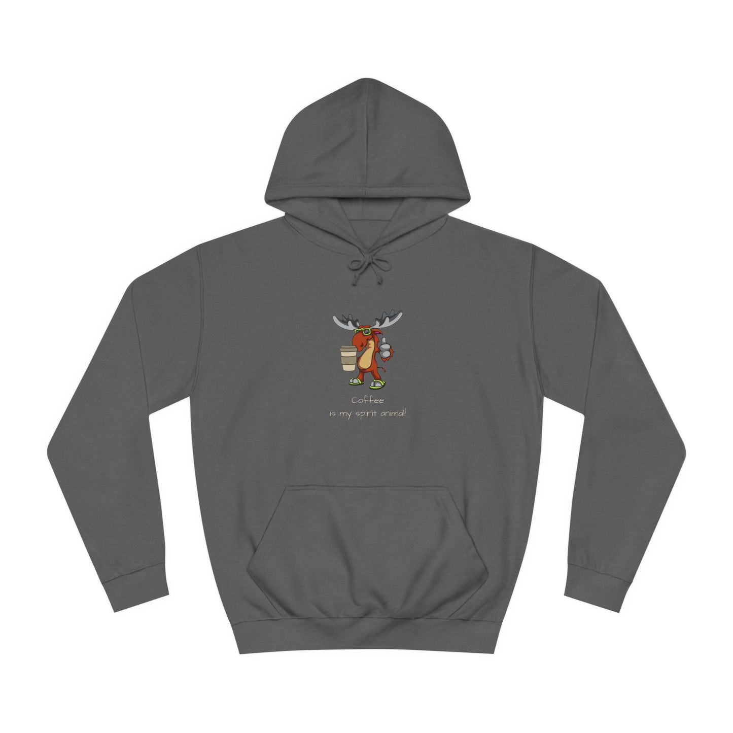 Moose Unisex College Hoodie