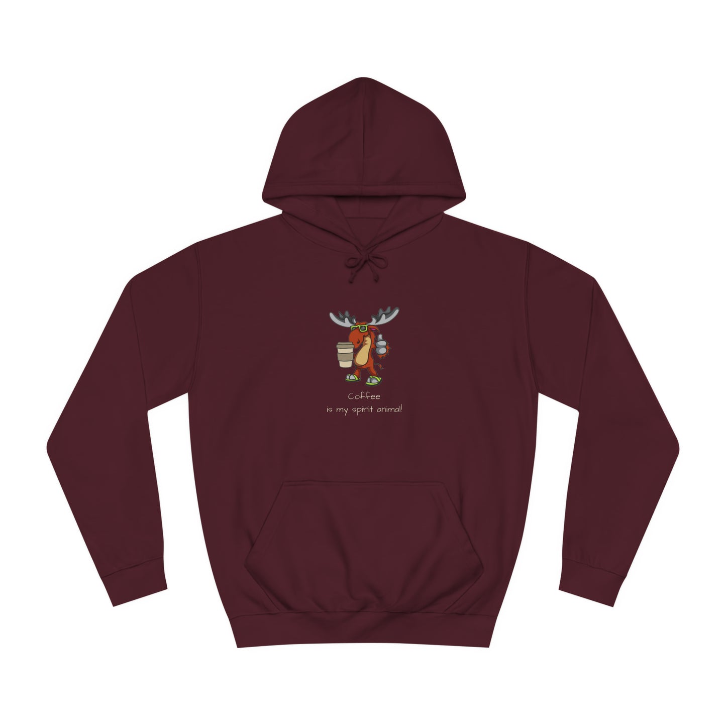 Moose Unisex College Hoodie