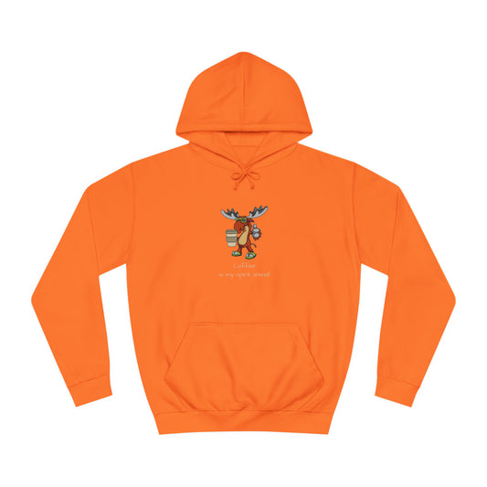 Moose Unisex College Hoodie