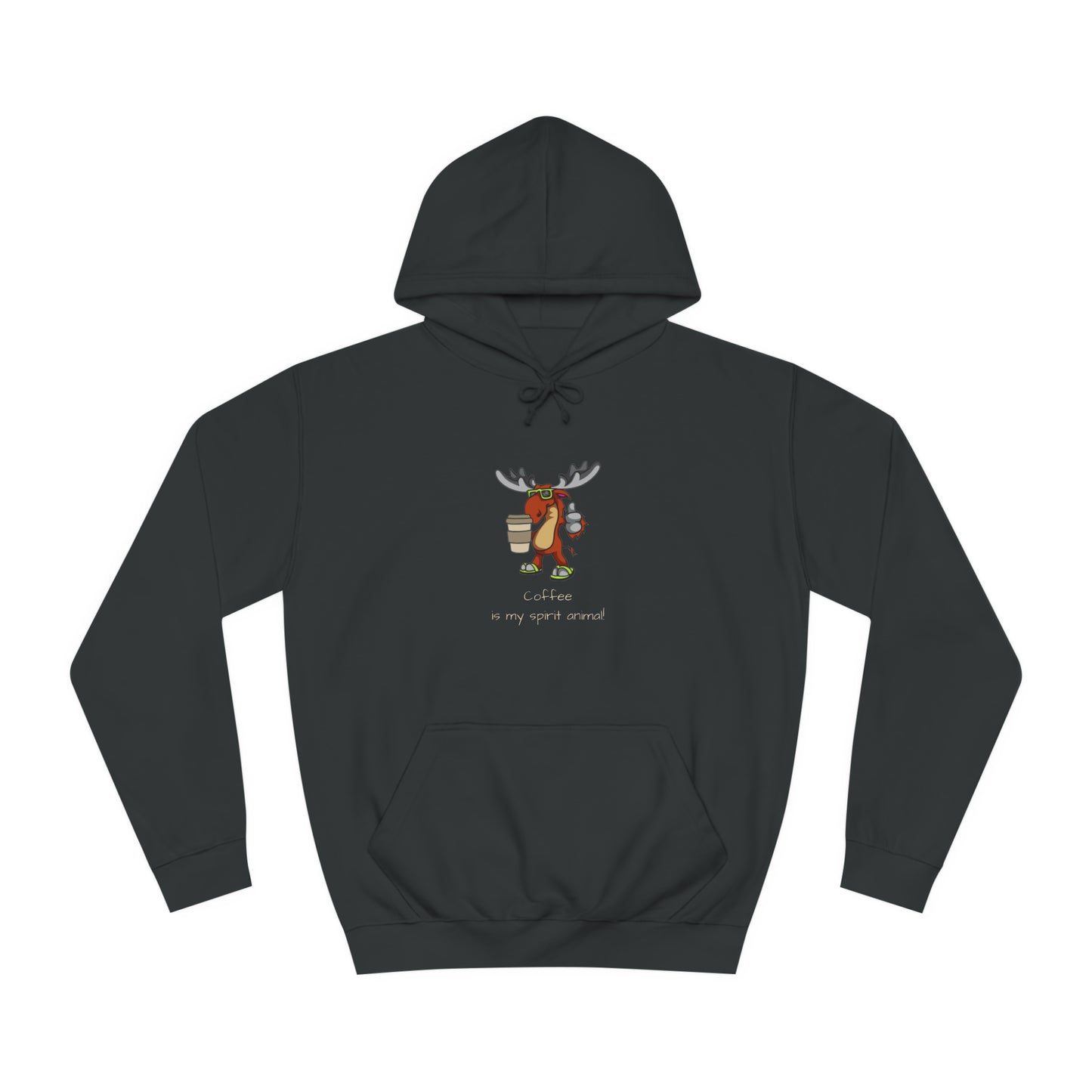Moose Unisex College Hoodie