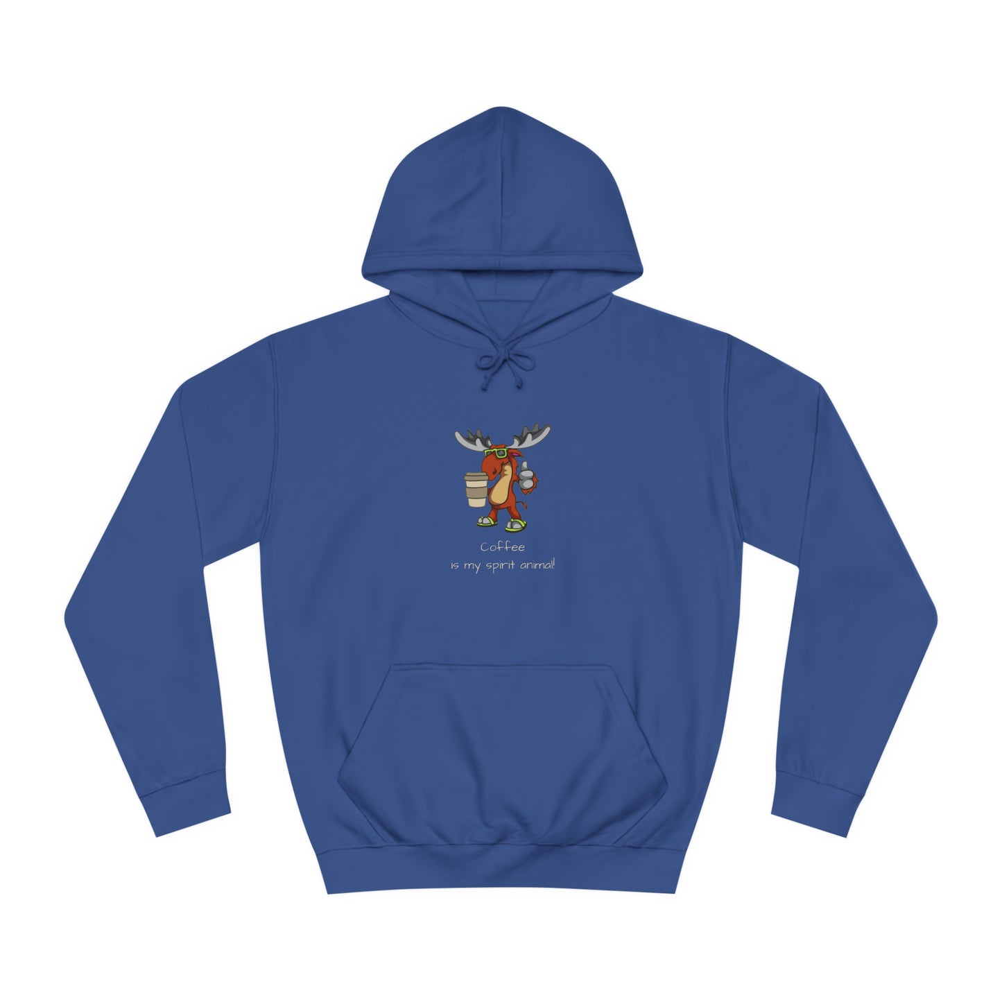 Moose Unisex College Hoodie